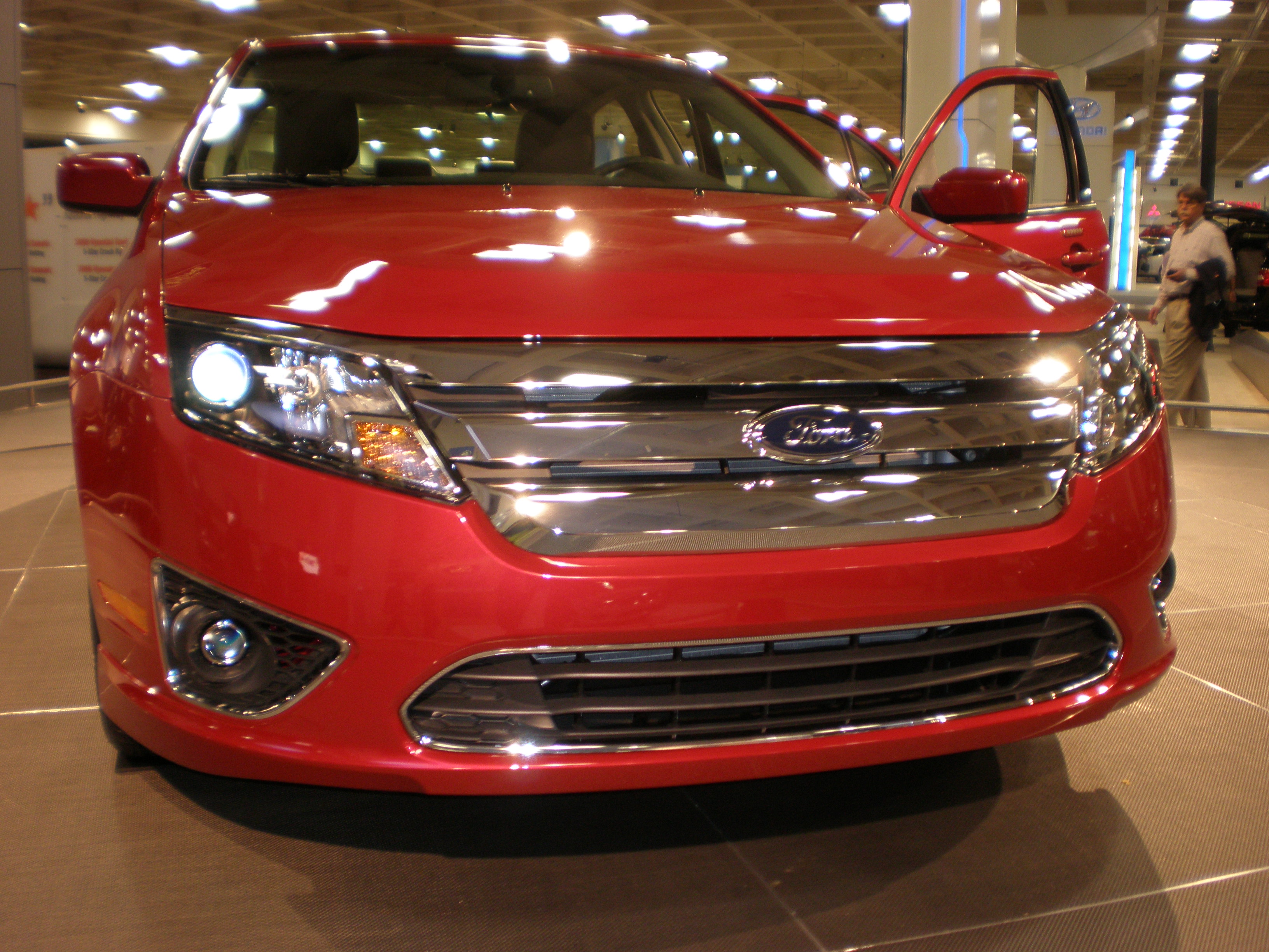 Red Ford Fusion